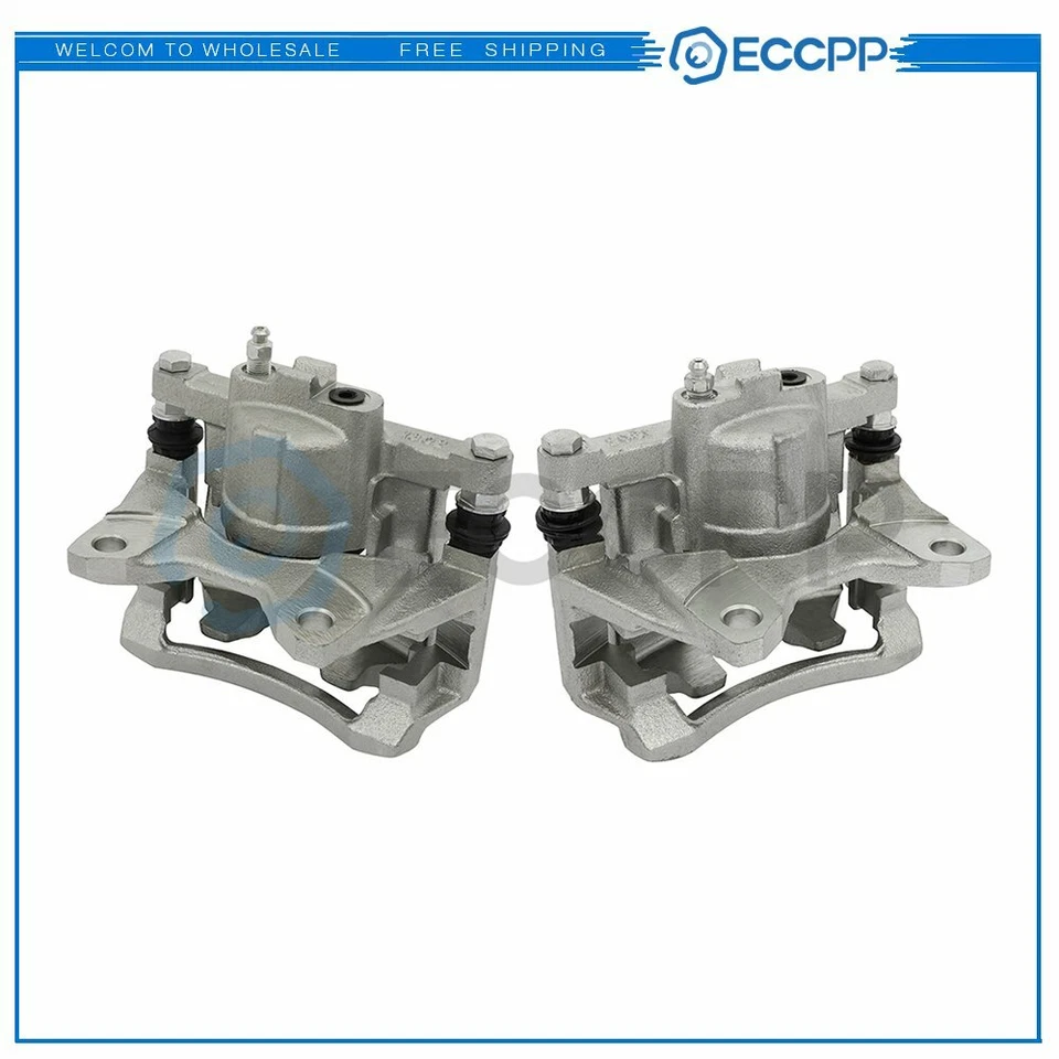 Rear Brake Calipers 2Pcs New For 2007-2017 Jeep Wrangler 2007-2011 Dodge Nitro - Image 1 of 4