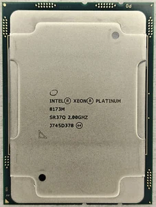 Intel Xeon Platinum 8173M SR37Q 28-Core 2.00GHz 38.5MB 165W LGA3647 Server CPU - Picture 1 of 2