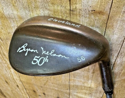 CLEVELAND BYRON NELSON 5OTH 56° SAND WEDGE TRUE TEMPER DYN GOLD STEEL 36.5" ⛳GUC - Image 1 of 4