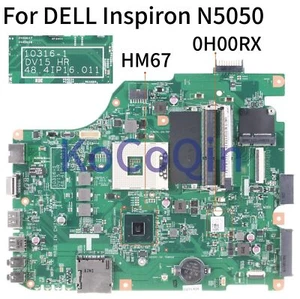KoCoQin Laptop motherboard For DELL Inspiron N5050 V1550 HM67 CN-0H00RX 10316-1 - Picture 1 of 6