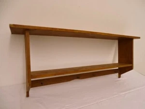 ALTES KÜCHEN WANDBORD UM 1920 / WEICHHOLZ - Bild 1 von 7