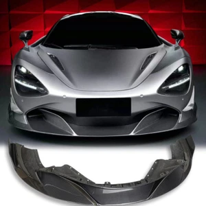 Carbon Fiber Front Bumper Splitter Diffuser Lip For McLaren 720S RYFT Style - Foto 1 di 11