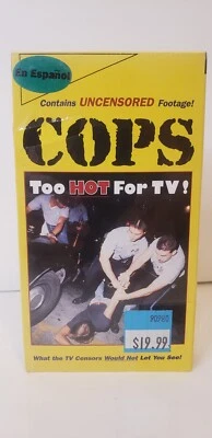 Cops : Too Hot For TV! Uncensored VHS Sealed New En Espanol - Image 1 of 4