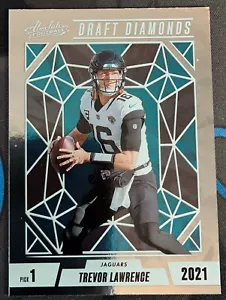 2024 Absolute Trevor Lawrence Draft Diamonds Insert Jaguars - Picture 1 of 2