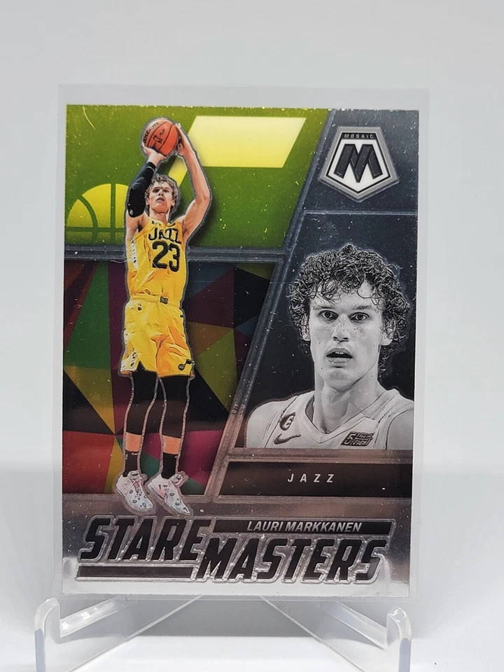 2022-23 Panini Mosaic Basketball Lauri Markkanen Stare Masters #22 Utah Jazz F1B - Image 1 of 1