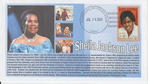 6° Cachets Shiela Jackson Lee US House of Representatives from Texas - Picture 1 of 1