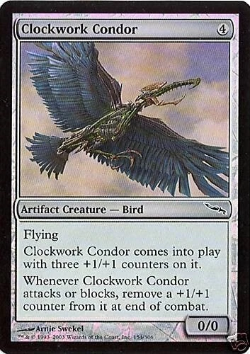 MTG - Mirrodin - Clockwork Condor - 2X - Foil - NM - Image 1 of 1