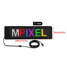 12V Car LED Foldable Color Programmable Message Sign Scrolling Display Board APP