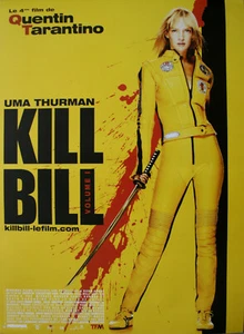 KILL BILL Affiche Cinéma Originale ROULEE 53x40 Movie Poster Quentin Tarantino - Picture 1 of 1