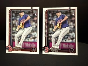 (2) Topps Richard Fitts RC #670 2025 Medias Rojas - Imagen 1 de 2