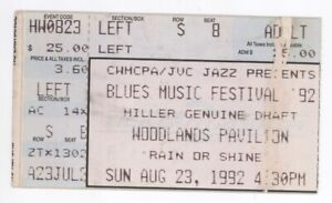BB King Robert Cray Buddy Guy Fabulous Thunderbirds 8/23/92 Houston Ticket Stub