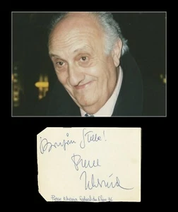 Pierre Tchernia (1928-2016) - Monsieur Cinéma - Carte dédicacée + Photo - 1976 - Picture 1 of 3