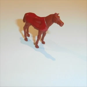 Corgi Toys 101 102 1104 Horse Box Pony Trailer Brown Horse Red Coat - Picture 1 of 5