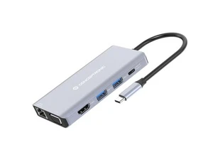 Conceptronic DONN20G 10-in-1 USB 3.2 Gen 1 Dockingstation, HDMI, VGA, USB-A 3.0, - Photo 1/4