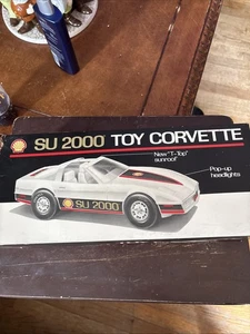 Aceite con caja Chevy Corvette Su2000 Shell blanco vintage años 80 usado - Imagen 1 de 6