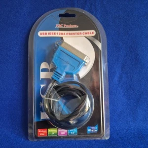 USB IEEE 1284 Printer Adapter Cable 1m (NEW) - Photo 1/3
