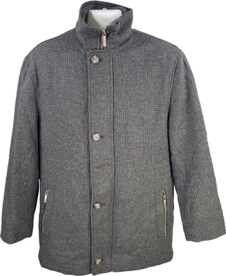 Jos A Bank Men’s Black Wool Blend Full Zip Dress Jacket - L - Image 1 of 4