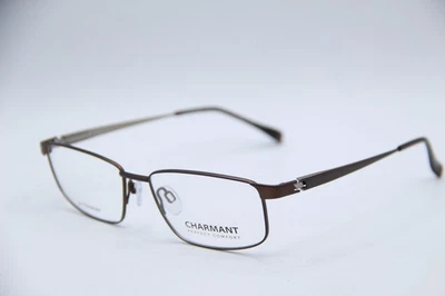 NOVO CHARMANT TITANIUM PERFECTION CH16708 BRN AUTÊNTICO ÓCULOS DE DESIGNER 50-17 - Imagem 1 de 4