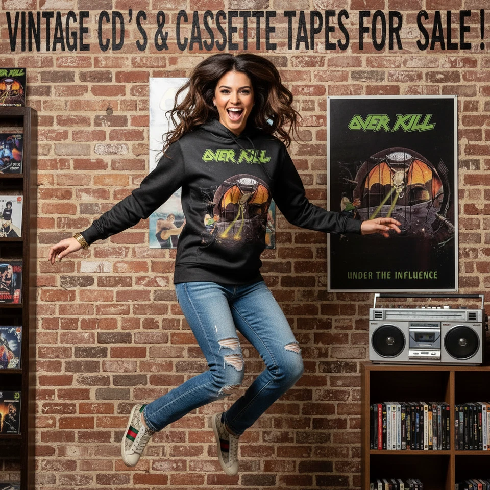 •OVERKILL ~ UNDER THE INFLUENCE• ~1988 OG PRESSING~ (CASSETTE TAPE) - Image 1 of 4