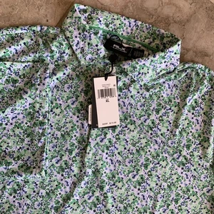 RLX Ralph Lauren Blumendruck klassische Passform Stretch Poloshirt Größe XL 115 $ - Bild 1 von 8