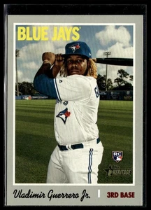 Topps Heritage Vladimir Guerrero Jr. 2019 Rookie Toronto Blue Jays #504 - Imagen 1 de 2