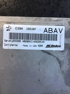 2016 BUICK VERANO 2.4L Engine Computer Module OEM ECM E39A12651807 - Picture 1 of 6