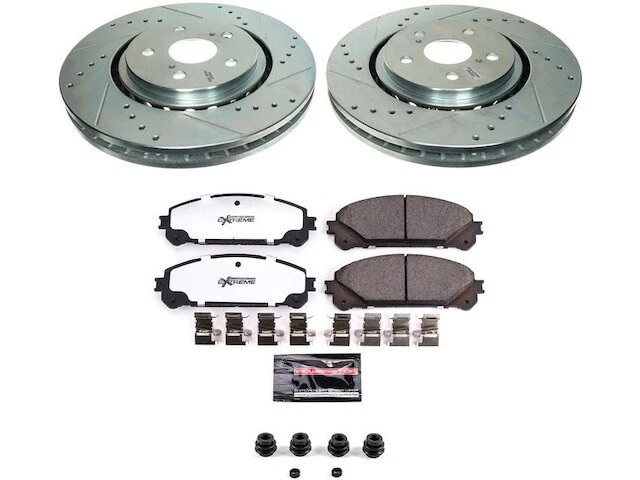 Kit de pastillas de freno delanteras y rotor para Toyota Sienna 2022 2023 ZJ226TV 2021-2024 Foto 1 de 1