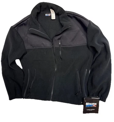 NWT Blauer 4650 Fleece Jacket Mens Black Large Regular - Image 1 of 4