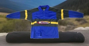 Columbia Windbreaker Blue Jacket Youth M 14/16 Vintage '90s Long Sleeve Full Zip - Picture 1 of 17