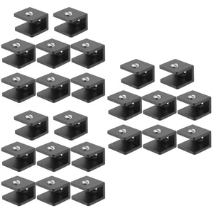 3 PIEZAS Organizador de Estantes de Pared Negros Soportes de Estante Ángulo - Imagen 1 de 12