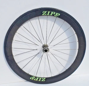 Vtg ZIPP Carbon 440 Tubular Track TT Road Bicycle Front Wheel 700c Fixed Gear - Picture 1 of 18