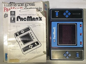 Vintage 1981 Entex Pacman 2 Handheld W/ Damaged Box & Manual - Picture 1 of 9
