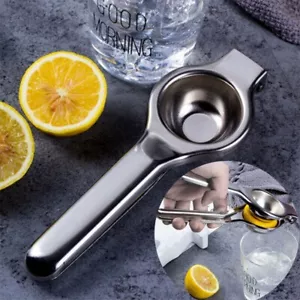 Stainless Steel Manual Hand Press Lemon Squeezer Fruit Orange Citrus Juice Tool - Picture 1 of 16