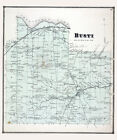 1867 Map of Busti Township Chautauqua County New York