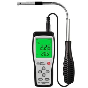 Termoanemometro a filo caldo misuratore velocità del vento velocità flusso d'aria 0,0-30 M/S con USB - Foto 1 di 12
