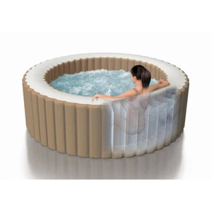 Intex Purespa Portable 6 Person 215x71cm Above Ground Bubble Massage Spa Tub Set - Picture 1 of 11