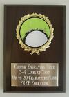 Golf/Hole-In-One Award Plaque 4x6 Trophy FREE engraving