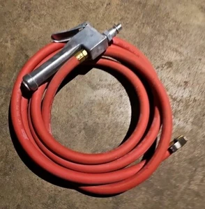 Milton S-522 10-120 PSI Bayonet Style Inflator Gauge Air Hose 4910-01-386-4300 - Bild 1 von 5