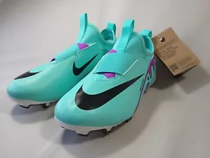 Nike Cleats Athletic Shoes Youth Size 6 Zoom Mercurial Turf Turquoise FAST Ship - Picture 1 of 16
