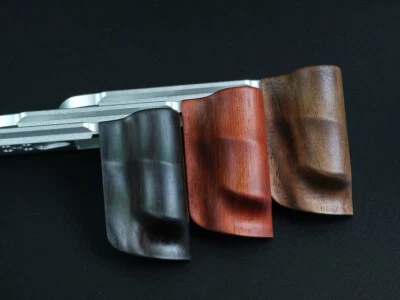 Placa base de aleación de aluminio con mango de agarre en L de madera hecha a mano para cámara Leica M11 Foto 1 de 4