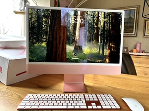 iMac M1 8GB RAM 512GB SSD Rosé OVP neu, unbenutzt, OVP TouchID - Bild 1 von 11