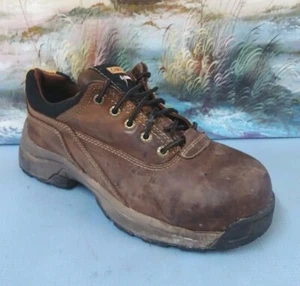 Carolina Lytning Lt250 Womens Carbon Toe Oxford Work Shoe 7.5M - Picture 1 of 12