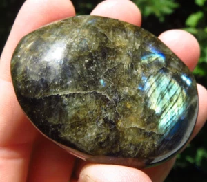 FULL SPECTRUM LABRADORITE POLISHED WIZARD CRYSTAL PALMSTONE MADAGASCAR  *2 - Picture 1 of 8