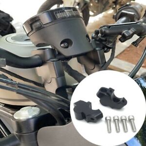 Experience Enhanced Comfort and Control with Black Motorcycle Handlebar Riser