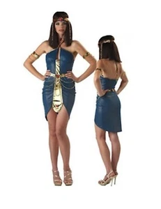 SEXY DISFRAZ DE DIOSA REINA EGIPCIA CLEOPATRA NUEVO CON ETIQUETAS MED EN PERSONAJE - Imagen 1 de 3