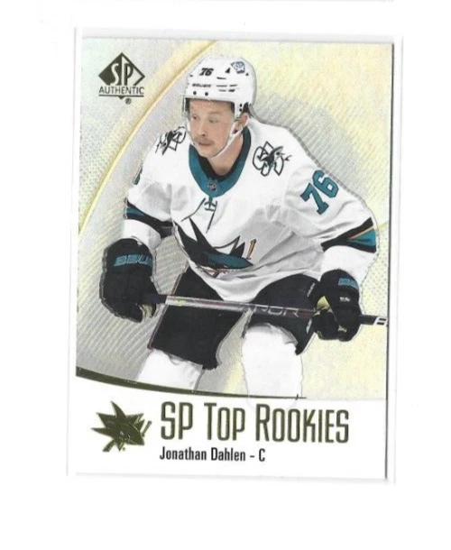 2021-22 UD SP Authentic SPA JONATHAN DAHLEN SP Top Rookies Rookie RC TR-34 - Image 1 of 1