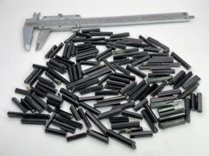 197.5Grams Black Tourmaline crystals 5.0mm in dimension lustrous shiny lot. - Picture 1 of 9