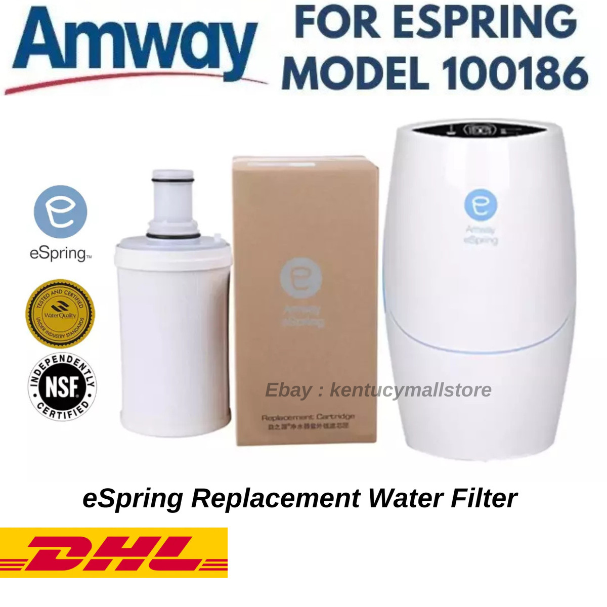 Amway eSpring 浄水器II 100188J4 未開封未使用品 未使用品」Amway 立ち入る eSpring 浄水器II 100188J4