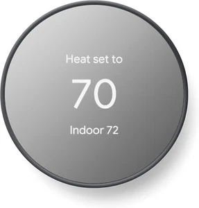 2024 Google Nest Home Thermostat Programmable Smart WiFi G4CVZ GA01334-US Charco - Picture 1 of 5
