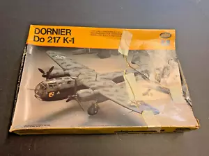 Vintage Testors Italaerei German WWII Dornier Do 217 K-1 Airplane Model Kit SI - Picture 1 of 5
